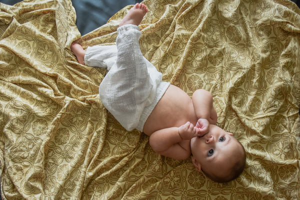 Baby Bella Calça unissex de Bebê Trend Off White Algodão roupas para bebes compre online