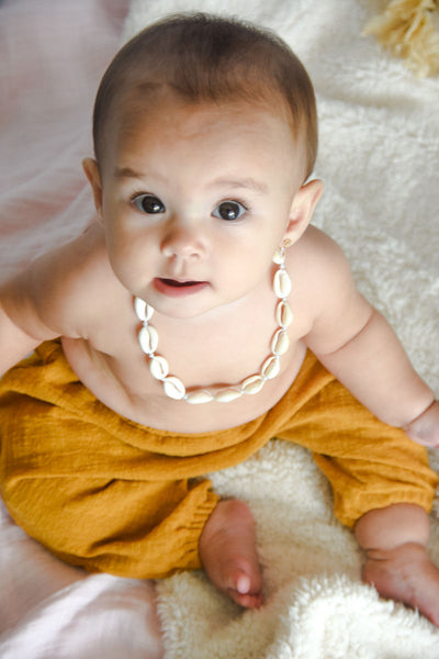 Baby Bella Calça unissex  algodão cru  de Bebê Trend Mostarda - Calca saurel - Calca Harem roupas para bebes Loja virtual