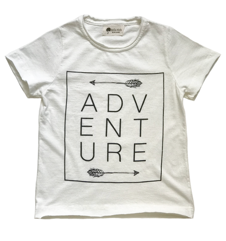 Bella Kids - T-shirt - Camiseta Infantil Estampa Adventure - Meninos, Meninas, Menin - Menina - Unissex - 1 - 6 anos. Compra online - enviamos todo Brasil.